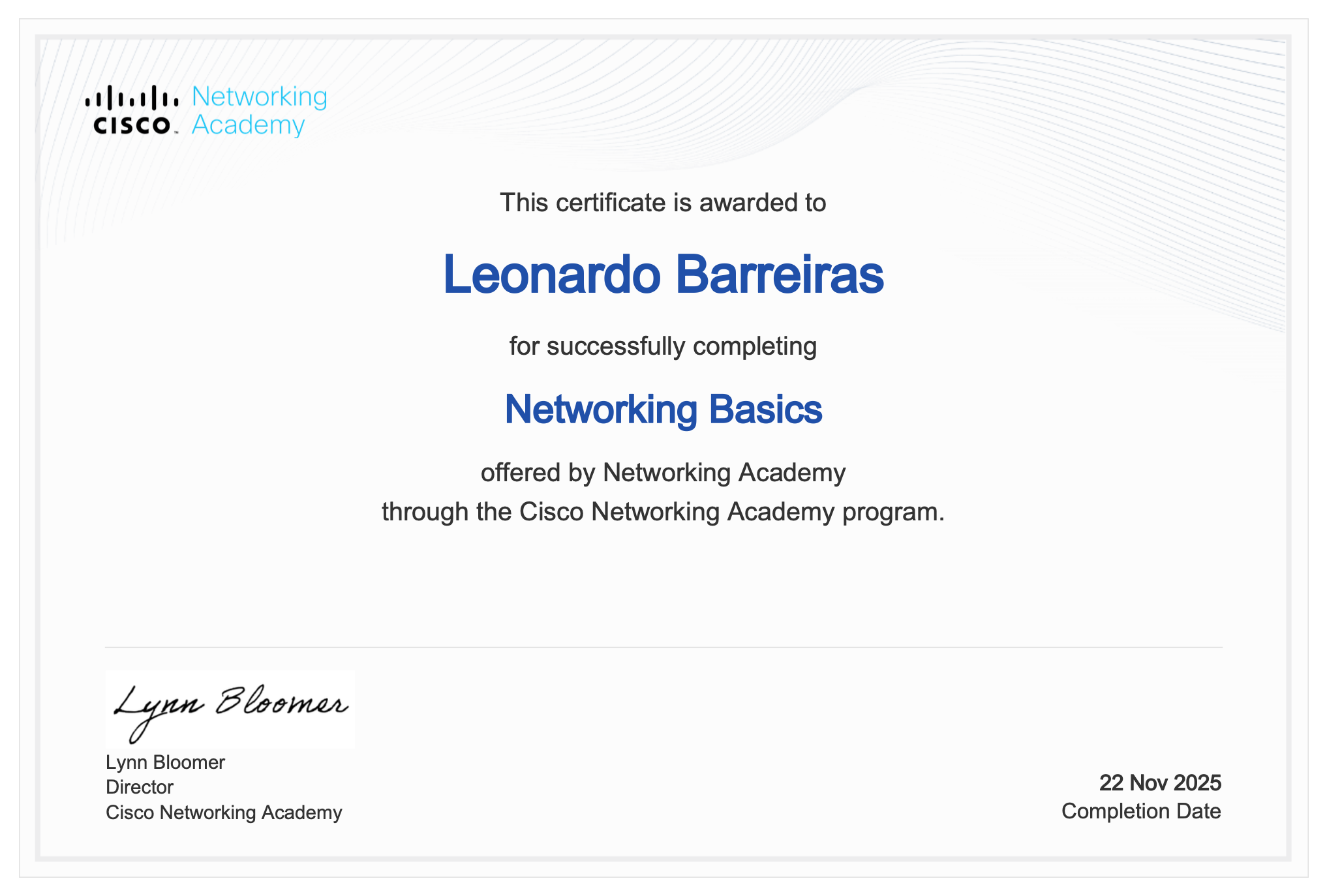 Certificado Networking Basics